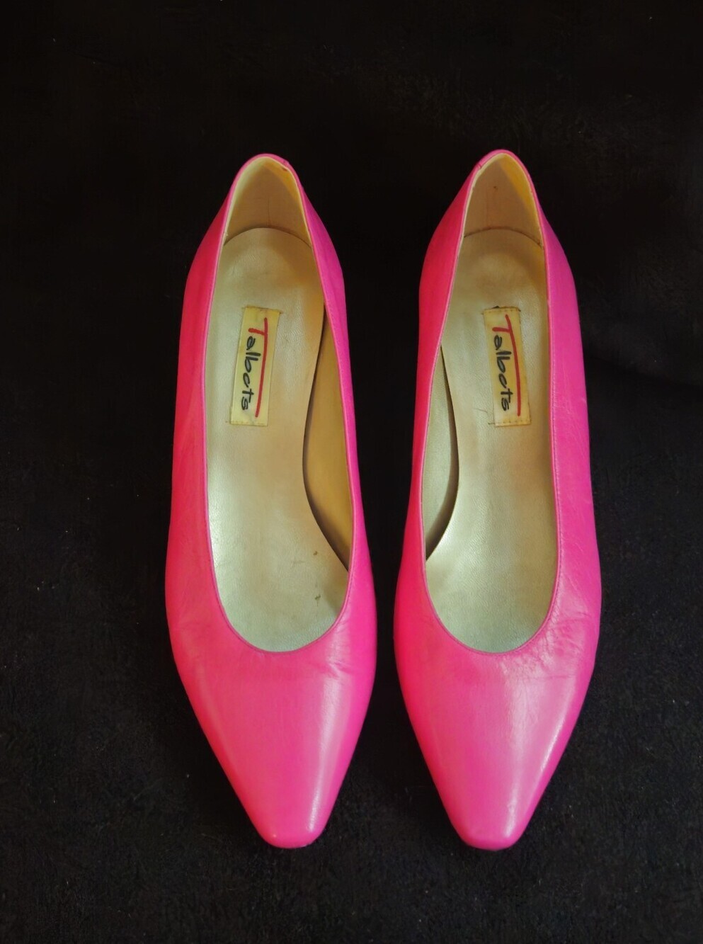 Talbots Hot Pink Pointed-Toe Heels